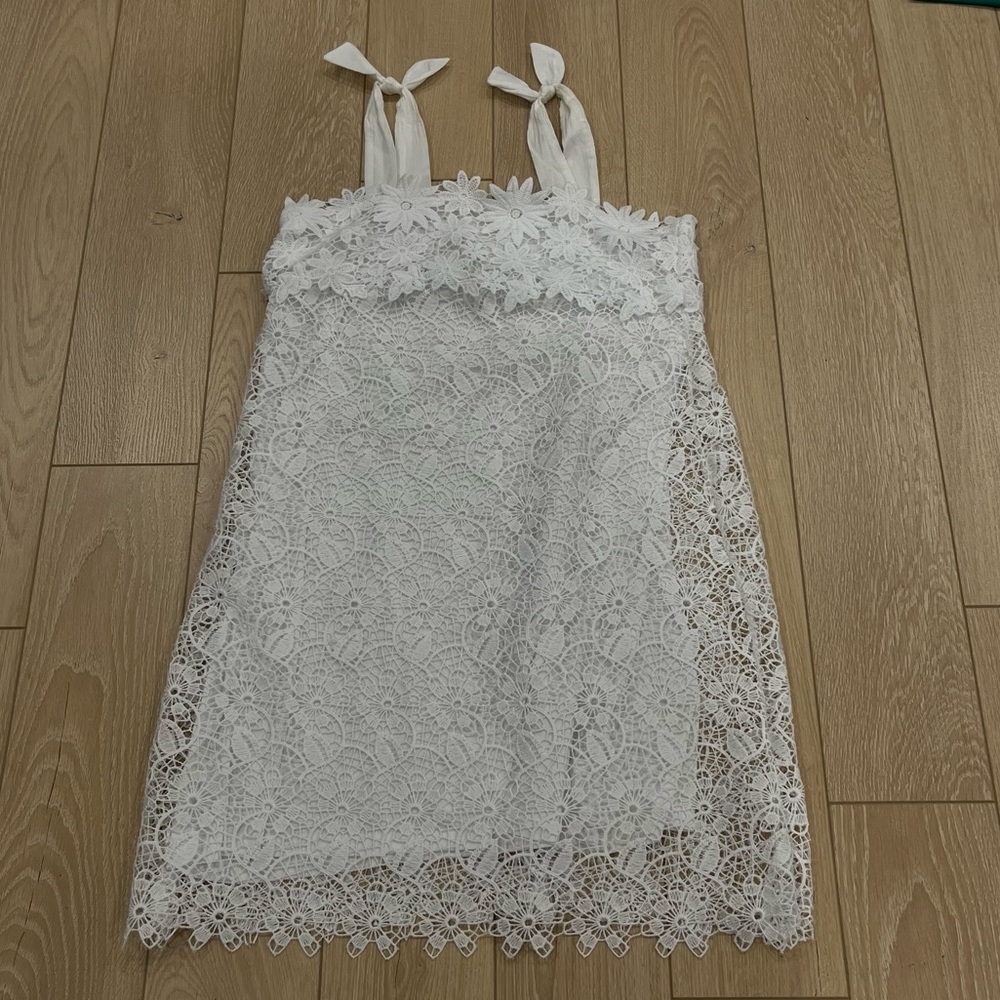 White Lace Summer Dress